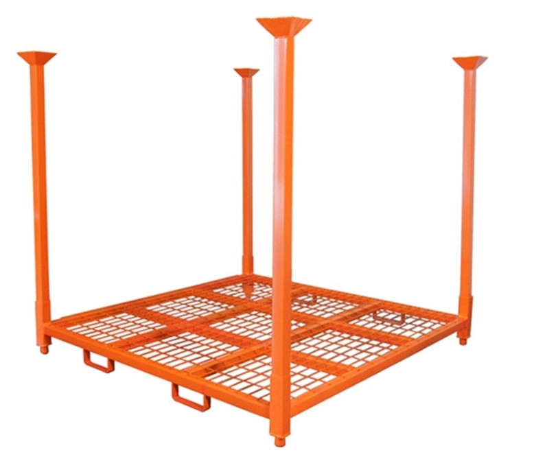 Customize Stackable Heavy Duty Double Stacking Pallet Rack Frame Rack for Goods Storage