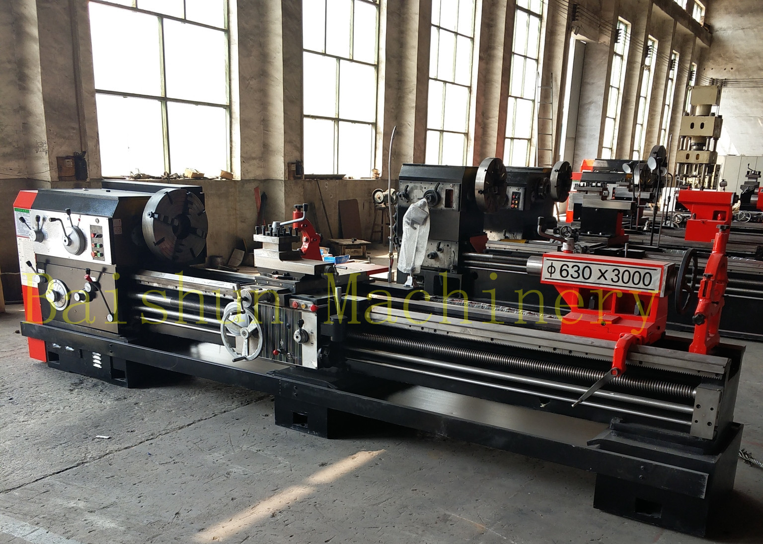 High Capacity Universal Horizontal Lathe Machine For Metal Cutting Heavy Duty