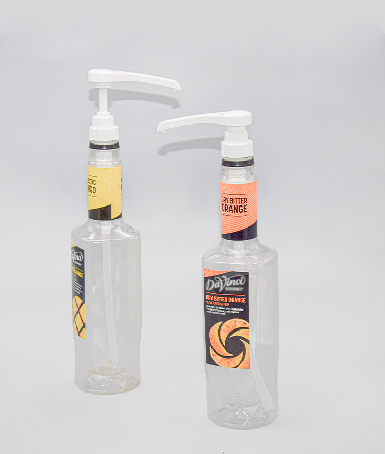 Narrow Head 28-400 Syrup Pump Dispenser 5ml 8ml 10ml Food Plastic Sauce Pump