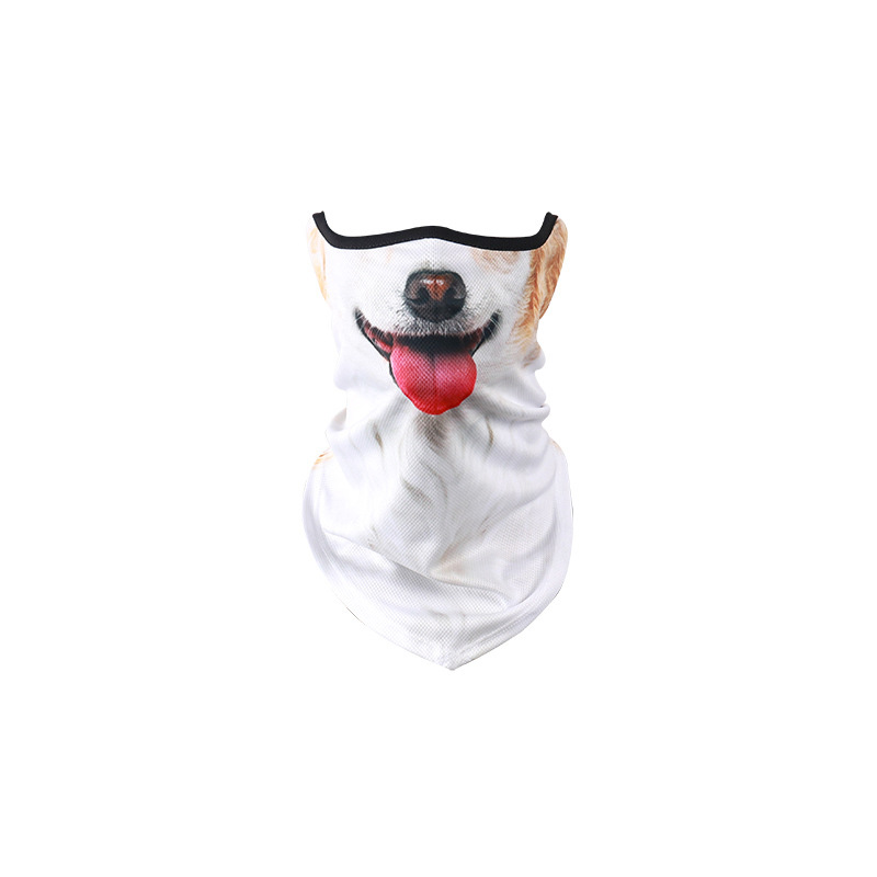 Sweat-proof Breathable Comfortable Pattern Outdoor Riding Bicycle Mouth Shield Motorcycle Face Mouth Shield Neck Head Scarf