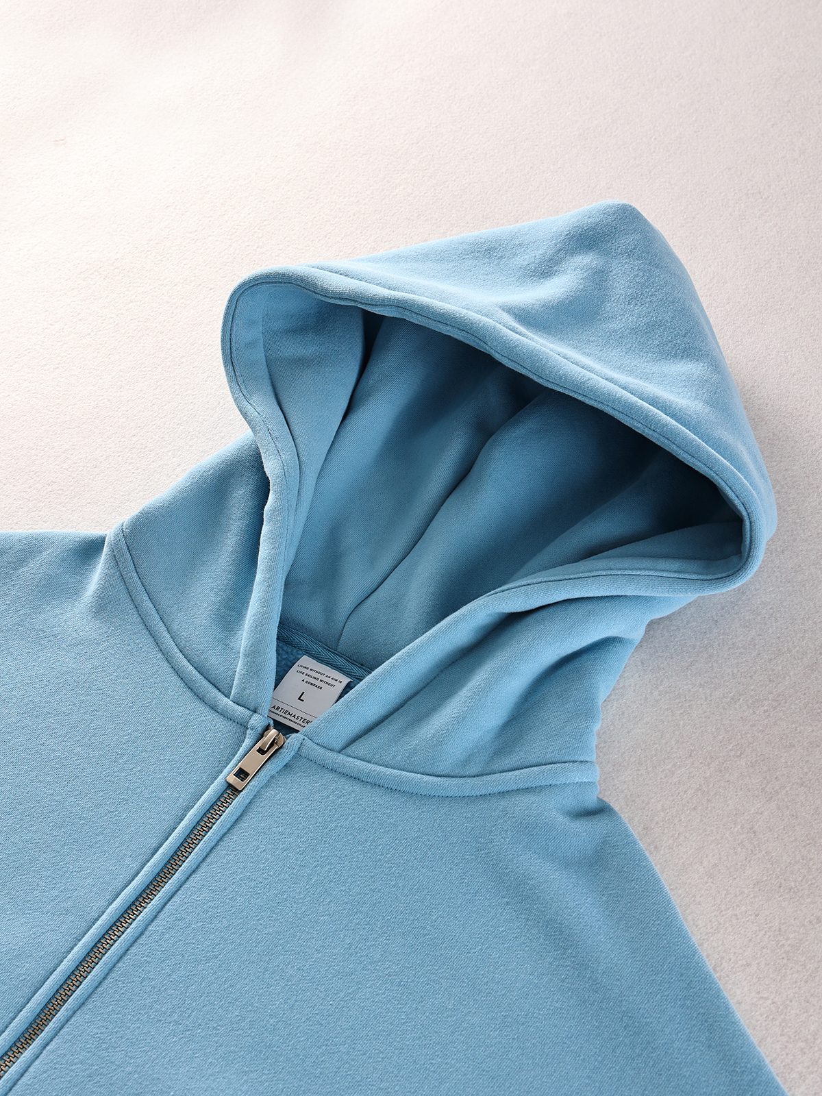 Wholesale Designer Melanin Heavyweight Oversized Slimfit Heavy Duty 360g Cotton Zip Hood Personalised Hoodies