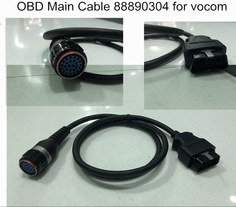 125mm 250g OBD2 16P Volvo Vocom Diagnostic Cables