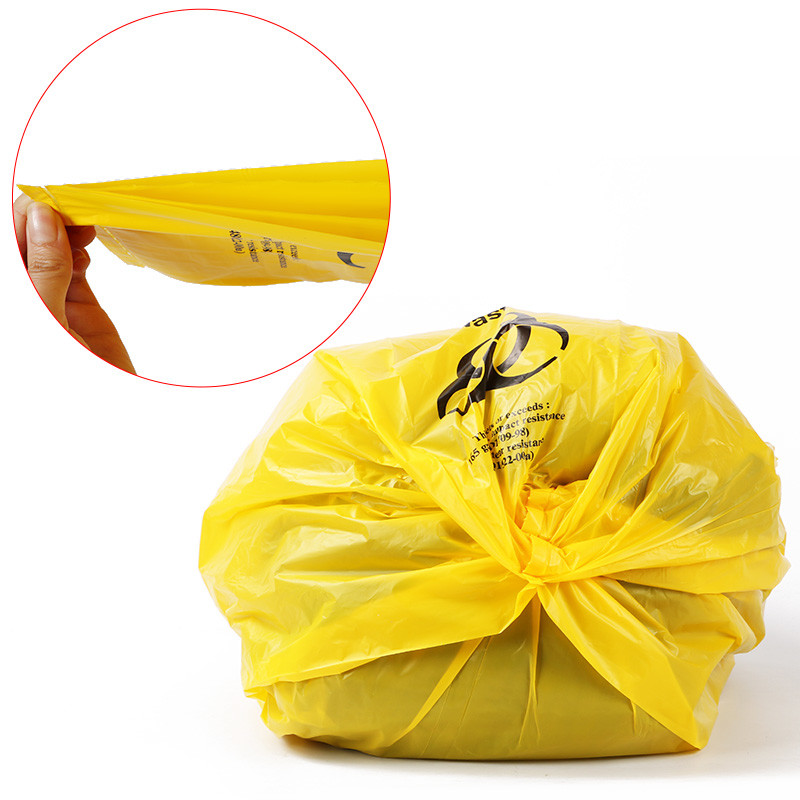 Heavy Duty Hospital Waste Bags , Biohazard Medical Waste Bags