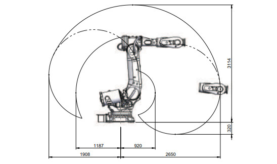 IRB 6700-155 Six Axis Robot Arm