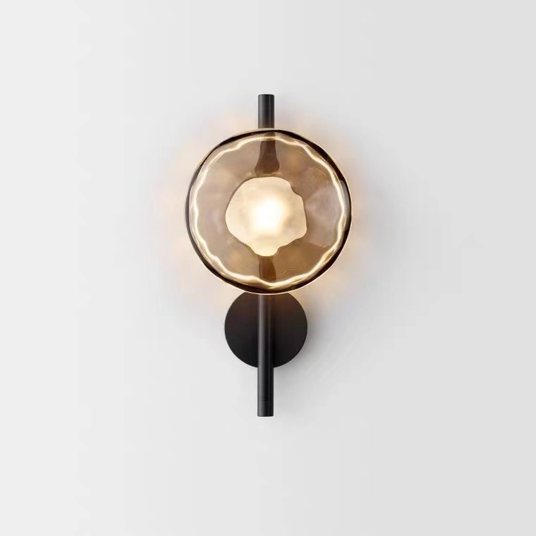Modern Bedroom Creative decorative Lighting Copper Led Wall Lamp