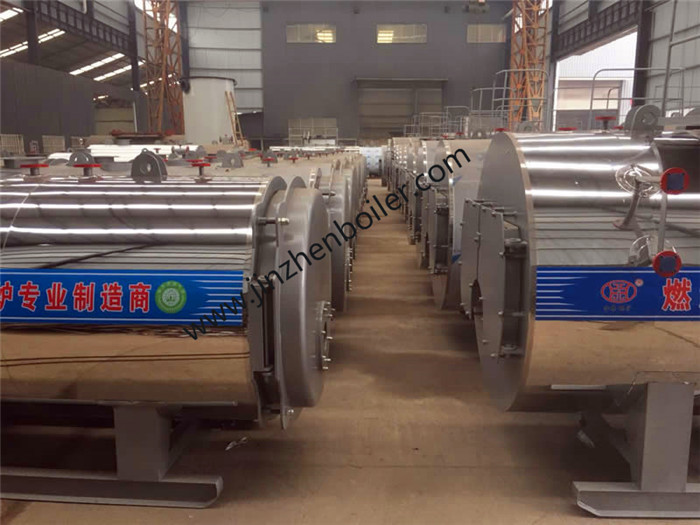 1200 Kg 1.2Ton Natural Gas Fired Horizontal Steam Boilers For Food Sterilization sterilizer