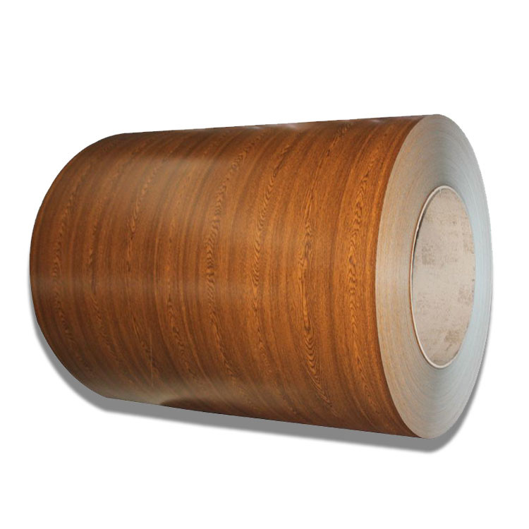 PVDF Coil Coating Color Coated Aluminum Coil Wood Grain 5052 5754 8011