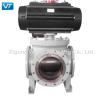 Buy cheap 4 Way Pneumatic Operated Ball Valve WCB from wholesalers