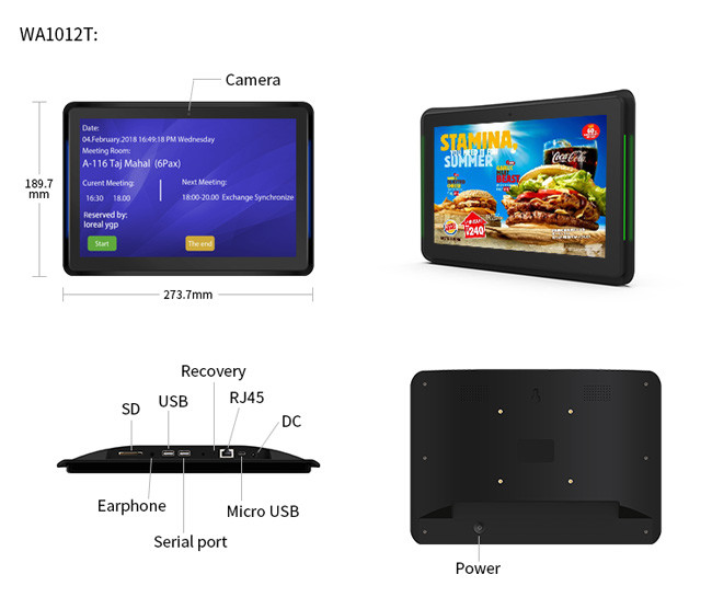 OEM Wall Mount POE Power Conference Room Digital Signage