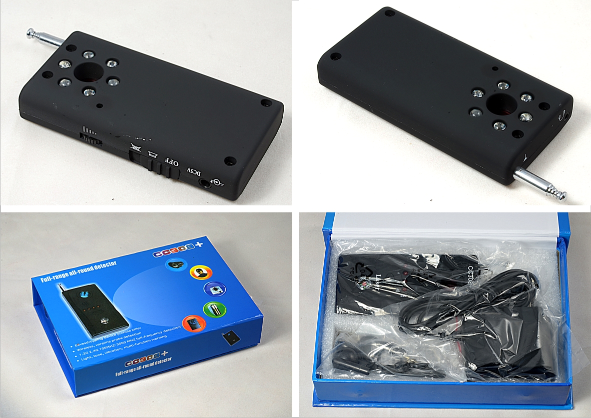 Cc309 hotel room eavesdropping and photographing scanning hidden camera detector pinhole scanning privacy protection
