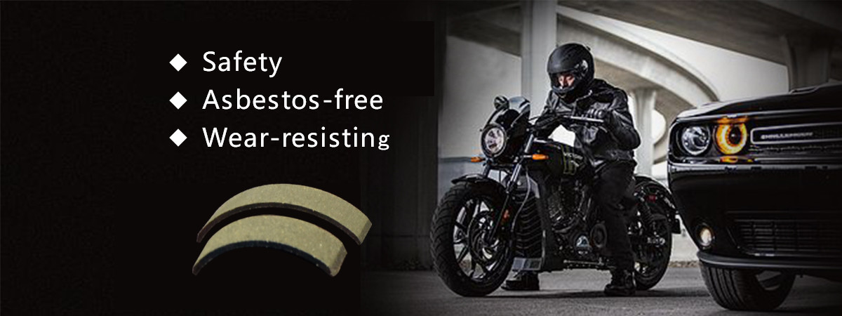 Non Asbestos Material Friction Brake Linings Low Metallic Optional Color