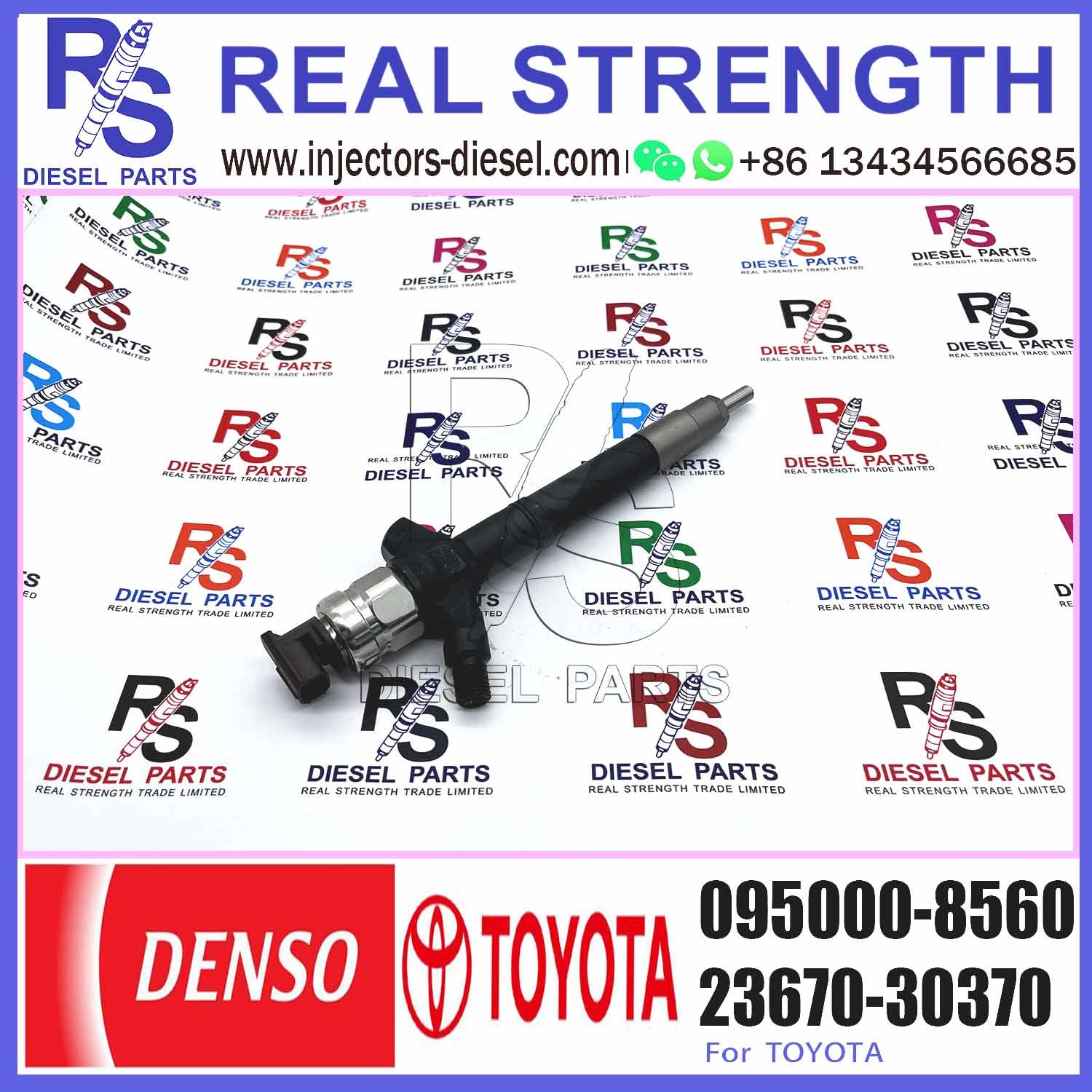 NINE Brand 100% Tested Common Rail Injector 095000-8560 Fuel Injector 095000-8560