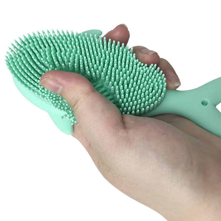 MHC Silicone Bath Brush Set Body Baby Bath Products Cute Facial Cleansing Hair Back Scrubber For Shower