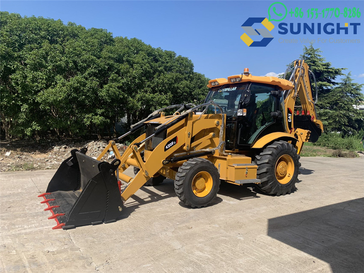 Used Cat 420f Excavator Loader 4x4 Cat Caterpillar 420f Cat 420e Backhoe Loader
