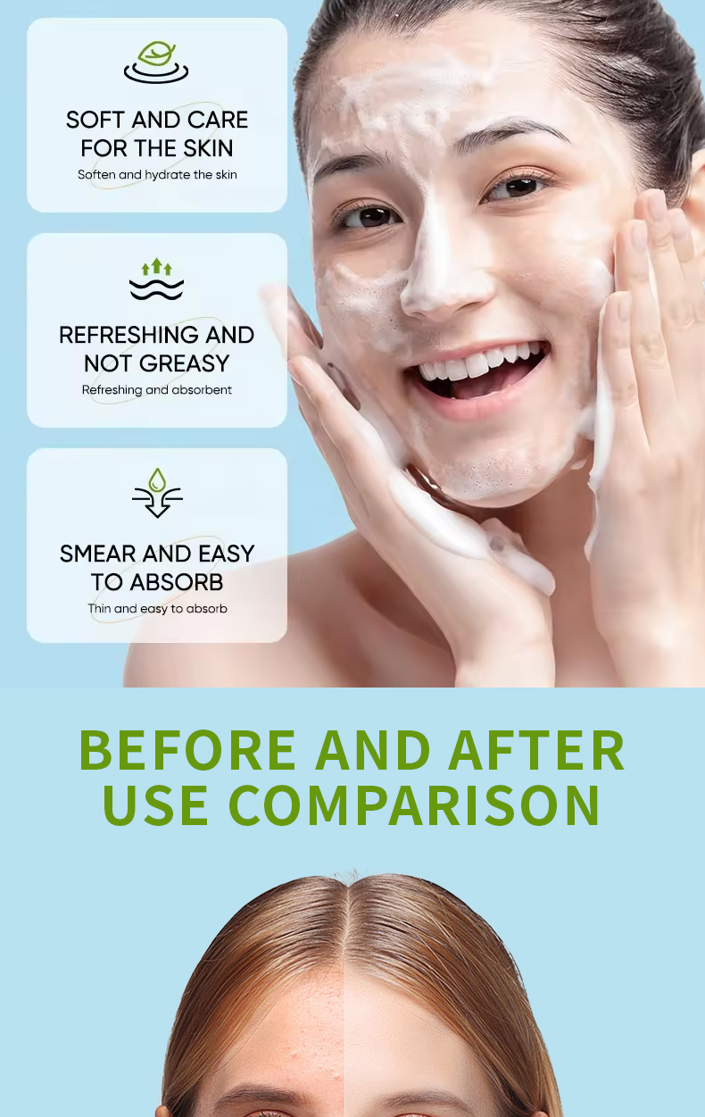 Factory Price Foaming Facial Cleanser Black Head Remover Anti Acne Dry Skin Care Oil Control Vitamin C Face Wash