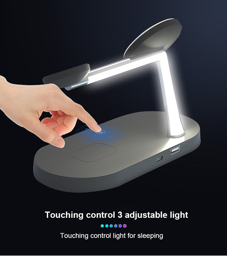 Magnetic 5 In 1 15W Qi Wireless Charging Stand