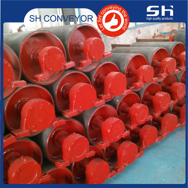 Rubber Coating Spiral Wing Pulley Waterproof 3000mm Conveyor Belt Drum