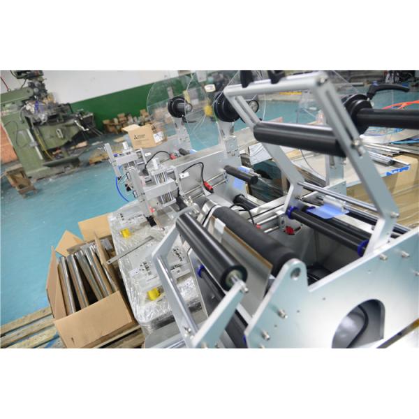 Adhesive Stick Semi Auto Labeling Machine / Can Labeling Machine For Capping Labeller