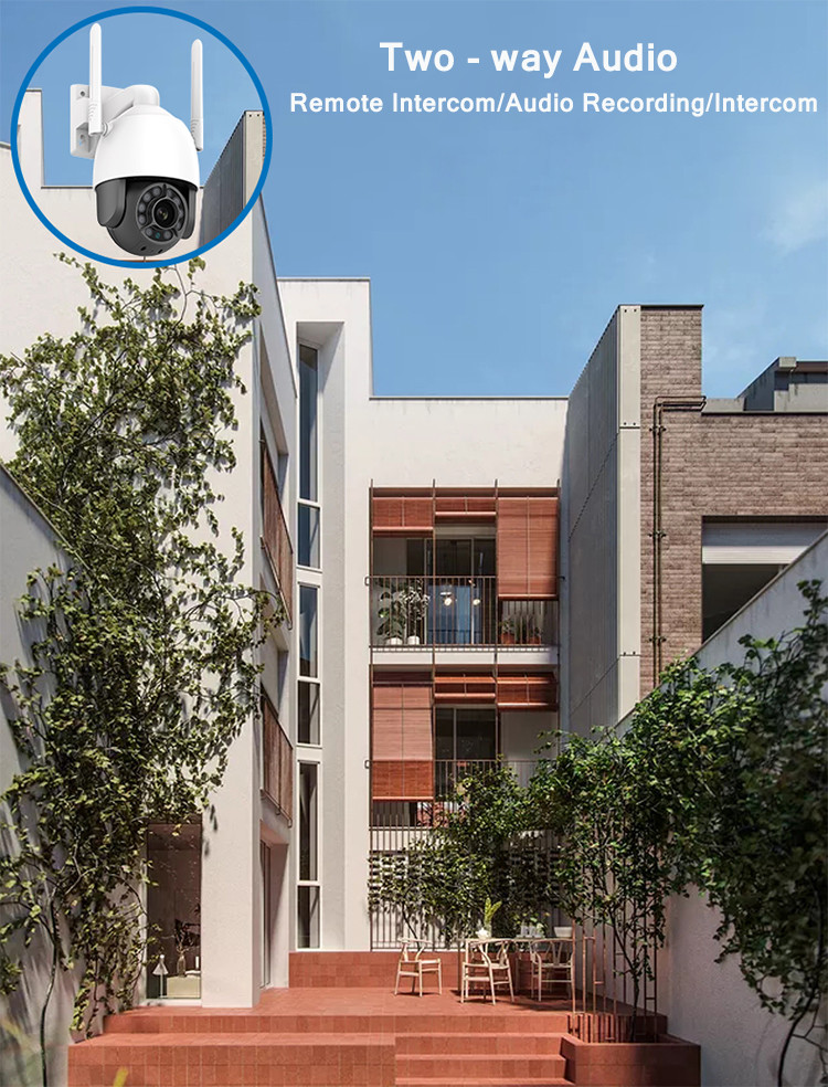 Outdoor 1080P WiFi Home PTZ Smart Surveillance Camera Waterproof Dome Camera