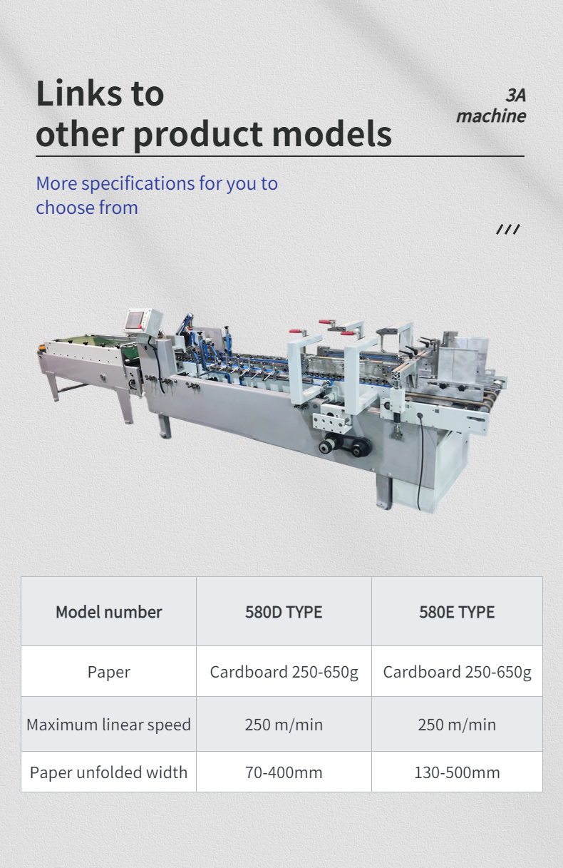 Automatic Bottom Lock Folder Gluer for Precise Folding and Pasting in 10*1.2*1.3m Size