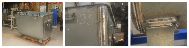 MIG Welding Robot For Rubbish Bin With Laser Seam Tracking Robotic Laser Welding Machine
