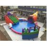 Buy cheap Giant Outdoor Inflatable Water Park , Custom Children Octopus Water Slide from wholesalers