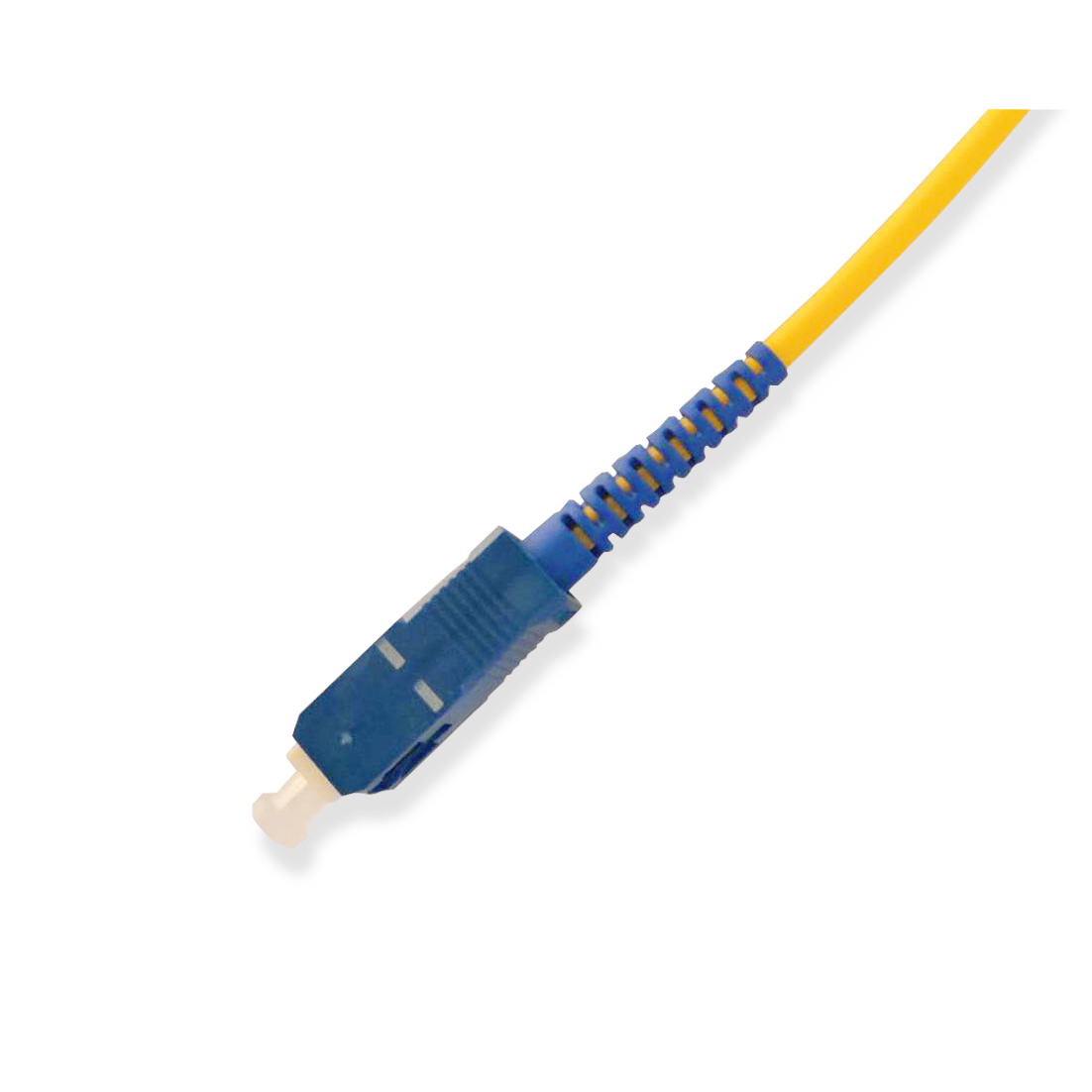 CATV PVC LC APC To LC APC Patch Cord Simplex Single Mode Fiber 5m 0