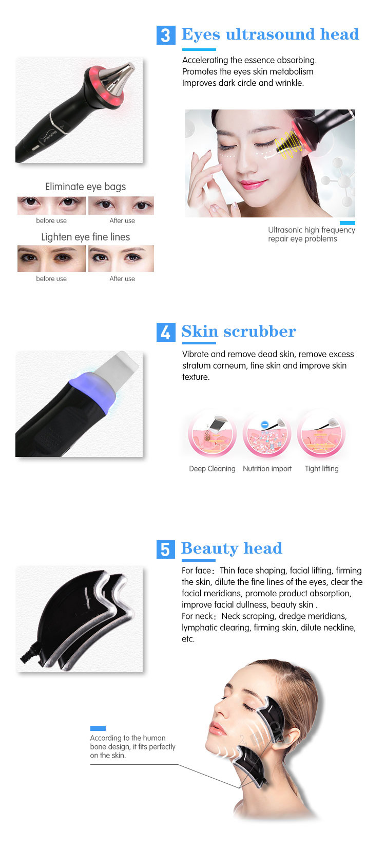 9 In 1 Comprehensive Management Skin Beauty Machine For Deep Cleaning