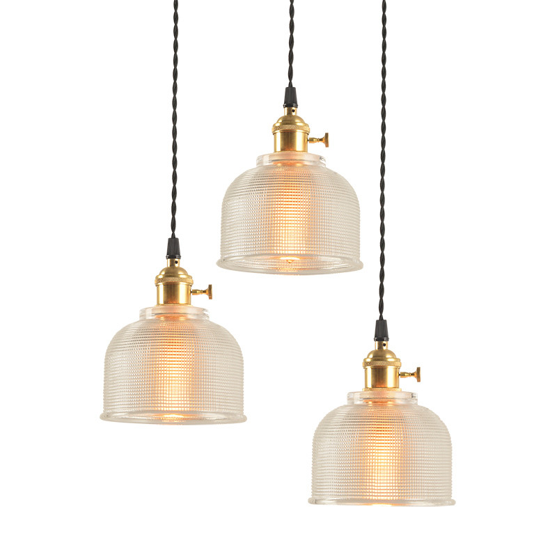 Glass cylinder pendant shade for Bar Coffee shop Restaurant Lighting Fixtures (WH-GP-25)