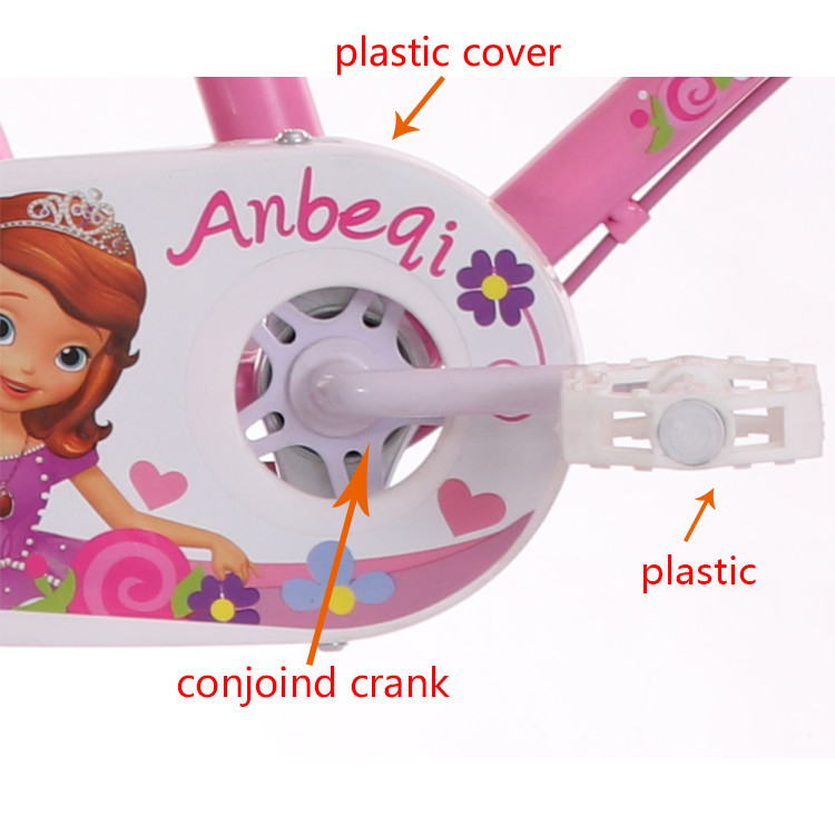 16 Inch Pink Childrens Training Wheel Bikes For Children Aged 3-8 Years Old