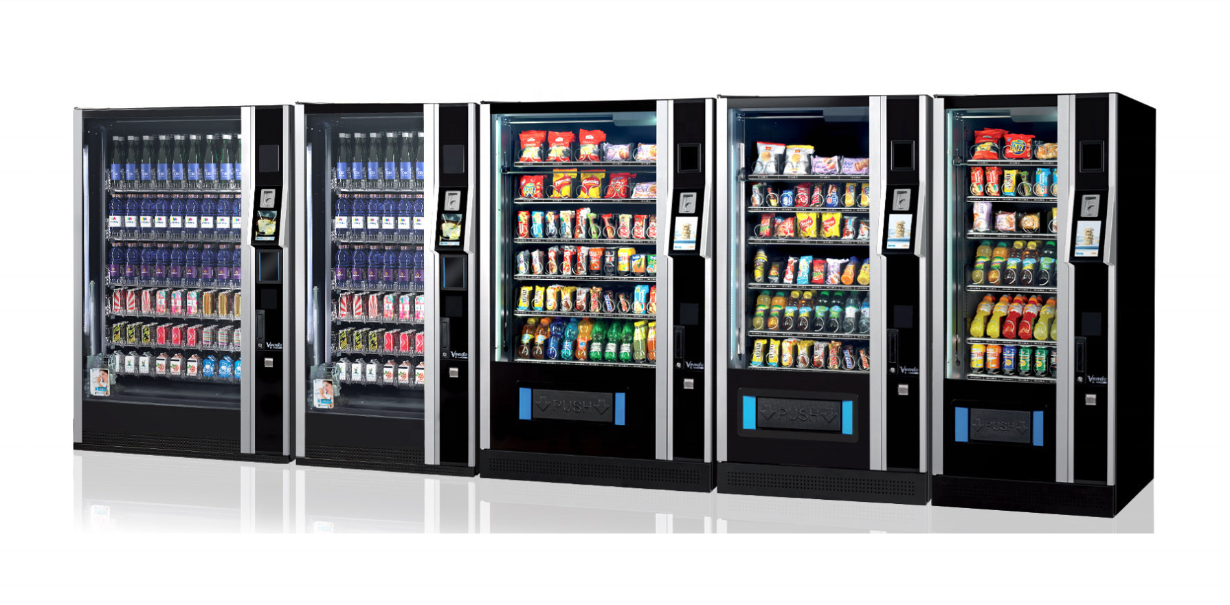 Large Automatic Juice Vending Machine With Touch Screen Product Selection And Customized Color Painting Sticker