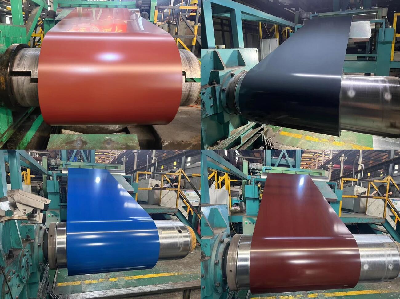 DX51 Matt Surface Color Coated Steel Coil Film 15/5um Prepainted Steel
