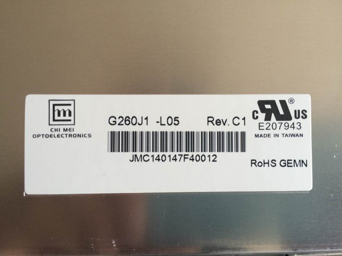 G260J1-L05 CHIMEI Innolux 25.5" 1920(RGB)×1200 350 cd/m² INDUSTRIAL LCD DISPLAY