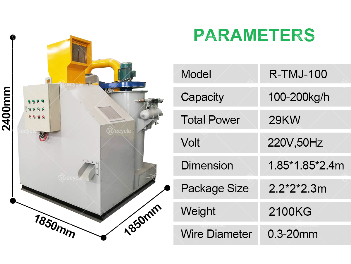 Revolutionize Your Waste Cable Wire Segregation Process with 200kg/h Capacity Machine