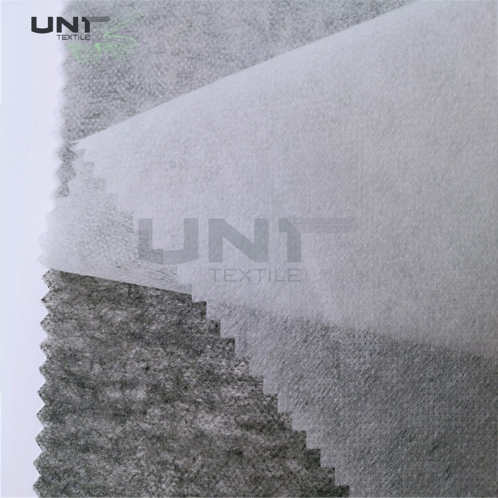 20% Polyester / 80% Nylon Non Woven Interlining Fabric , Paste Interlining Material