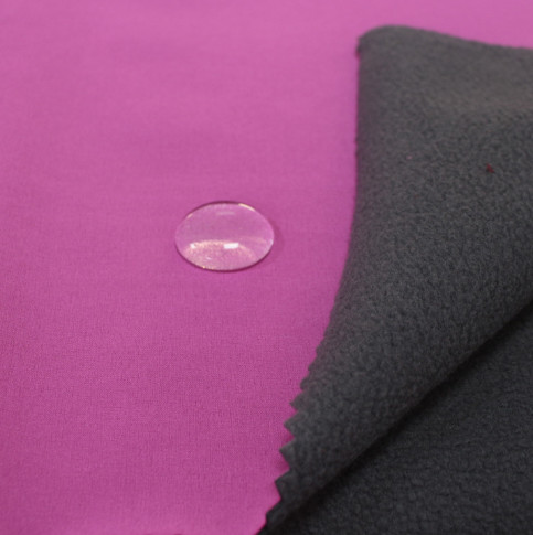 240 GSM 90% Polyester 10% Spandex Fabric Solid Color With Water Proof 4 Way Stretch