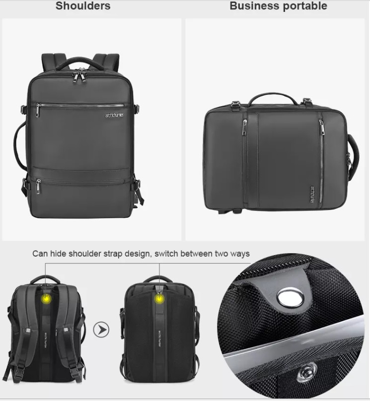 43.5cm Business Laptop Backpack OEM Multi Function Smart Backpack For Travelling