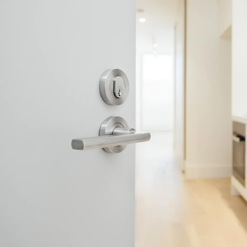CE ISO Steel Door Handles Zamak PVD Gold Powder Coated Chrome Door Levers