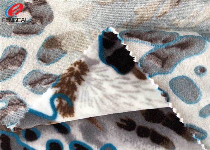 95 Percent Polyester 5 Percent Spandex Velvet Fabric Printed 4 Way Stretch Blanket
