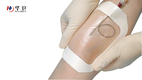 Transparent medical IV cannula dressing