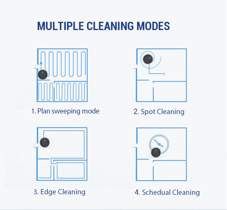 Amazon Hot Smart Robot Vacuum Cleaner Super-Thin Cleaner Mop High Pressure Cleaner