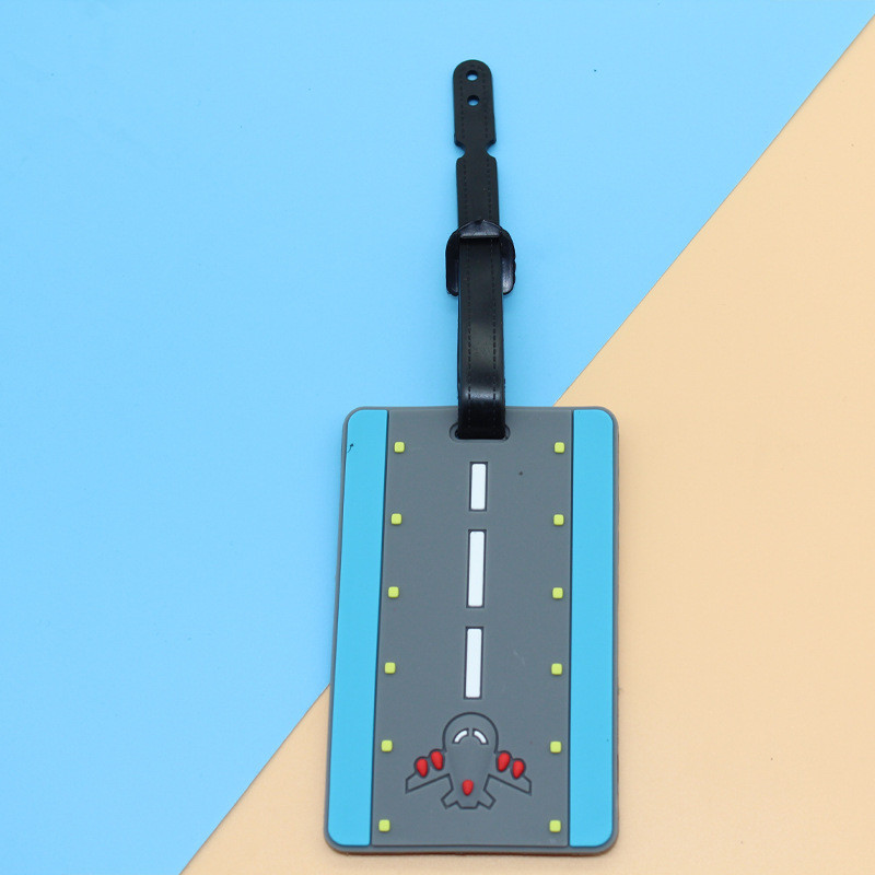 Food Grade Silicone Travel Luggage Tags Unique Identify Labels for Men and Women