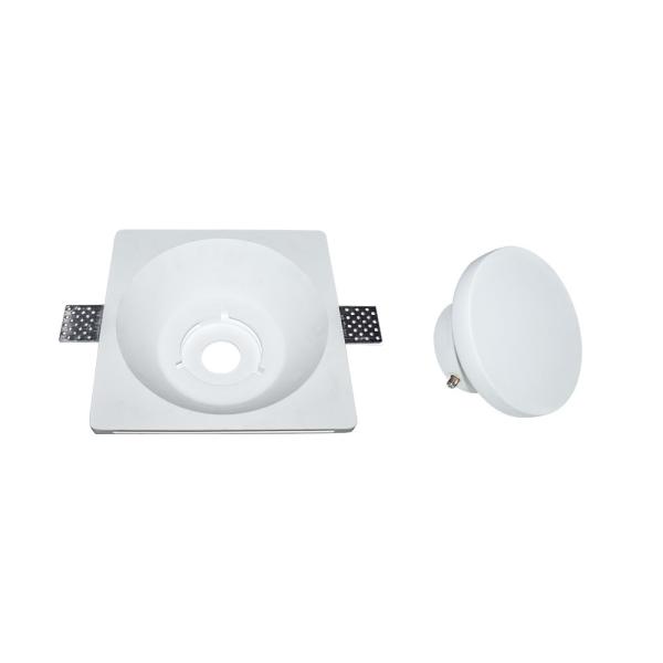 200x200mm Trimless Gu10 Downlight Anti Glare Recessed Plaster Lights