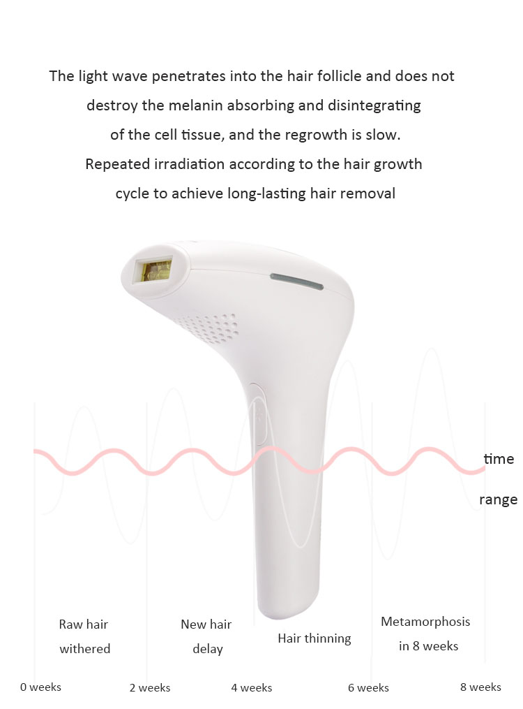 LCD Display Personal Home Laser Hair Removal System For Pigmented Lessions