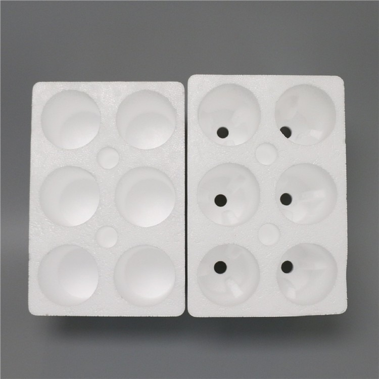 Custom Shaped White EPS Foam Packaging Shock-Proof Poly Dragon Foam Molding Plastic Lined Foam Box