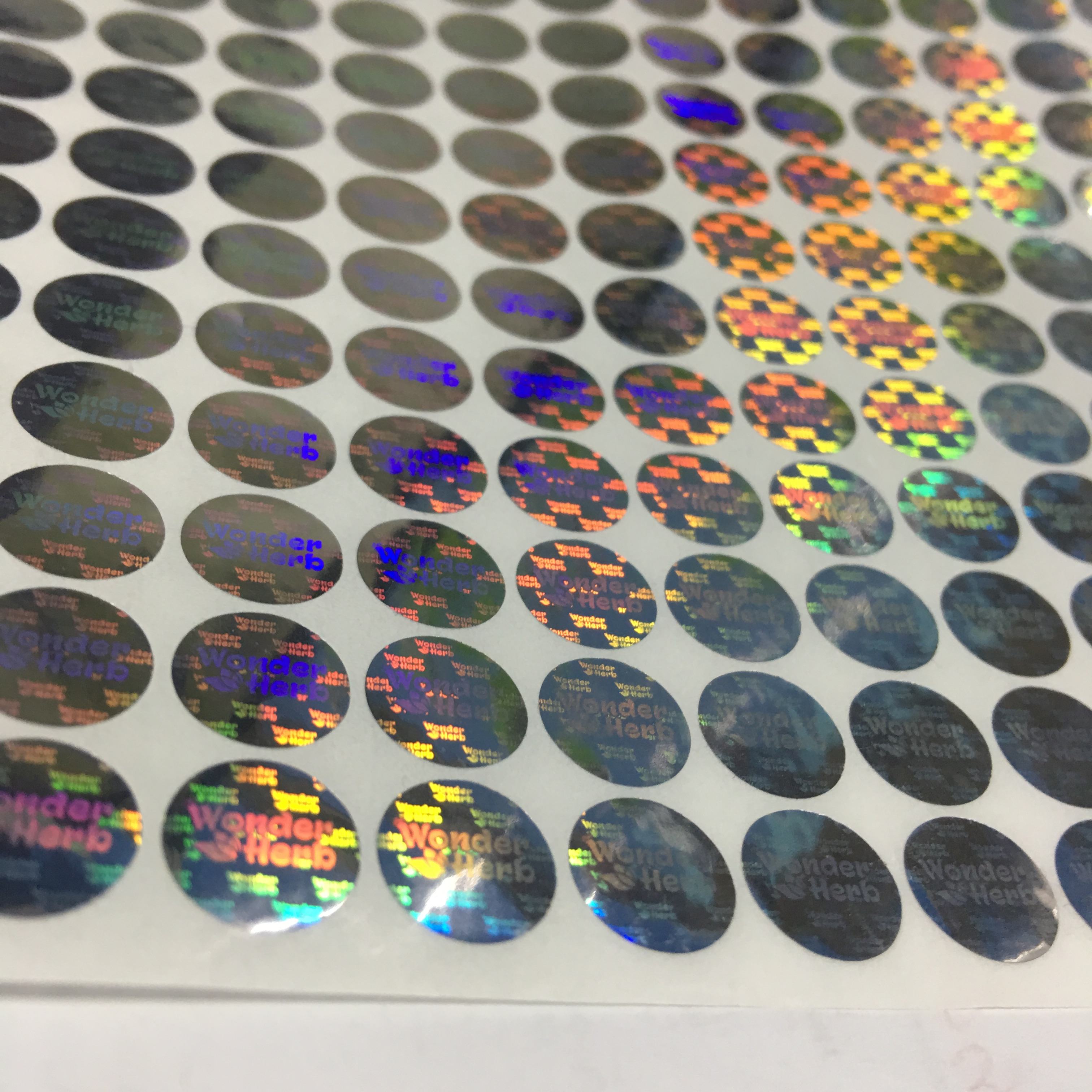 Custom Security Holographic Label Stickers Adhesive And Void For Seal Void Sticker