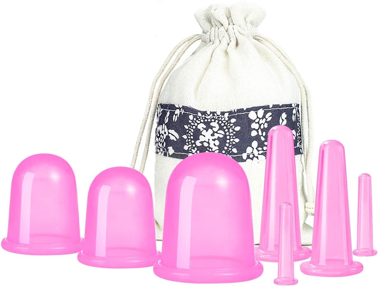 4 Pcs Different Size Cupping Therapy Sets For Body Detoxification