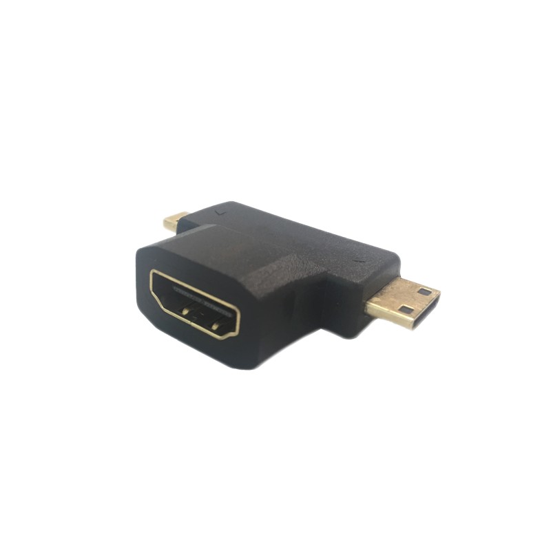 Kico K-GE002 2 in 1 Micro HDTV Mini HDTV to HDTV Male to Famale Adapter Gender Changer