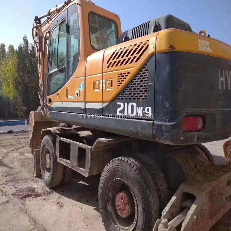 working condition used wheel excavator Hyundai 210-7 on sale