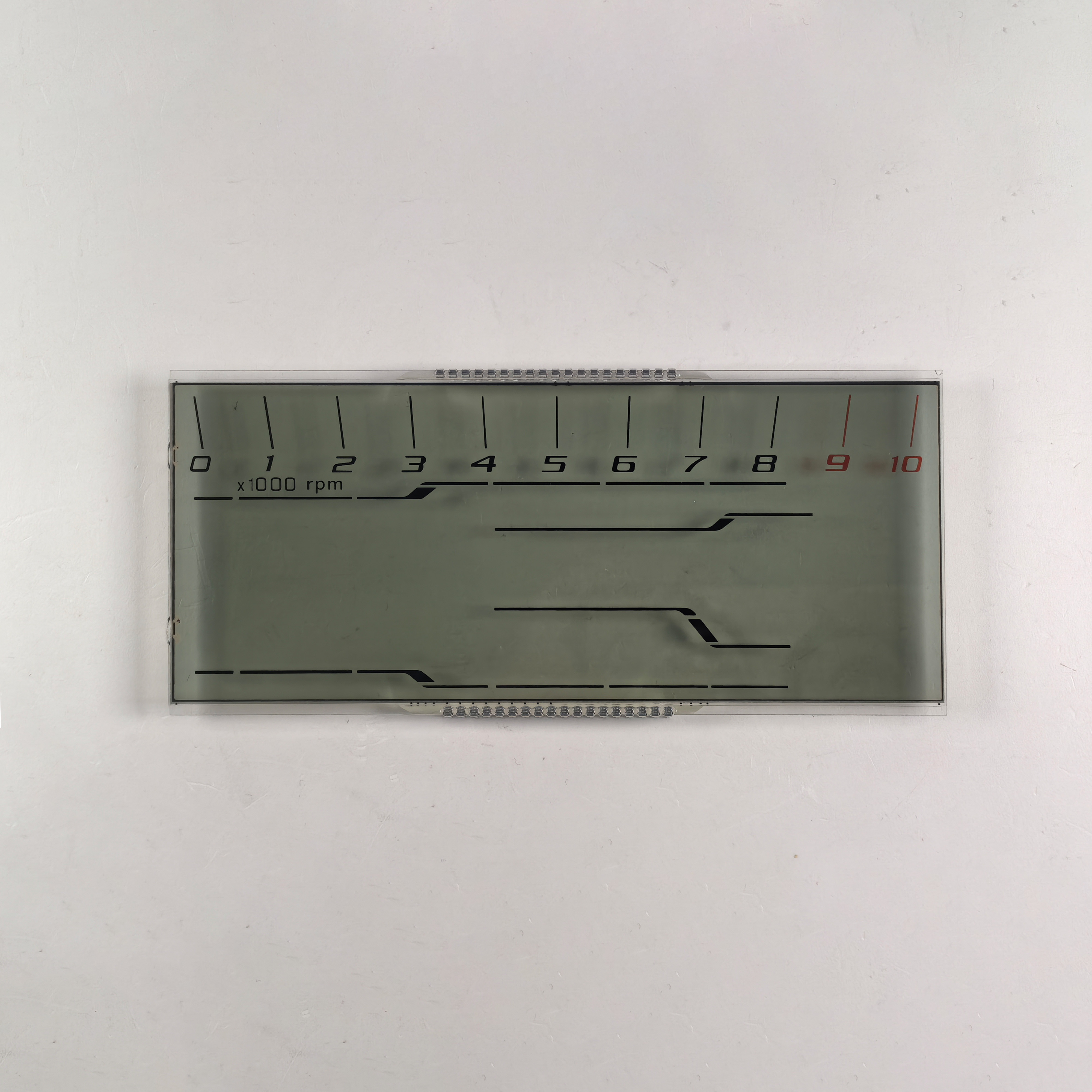 Manufacturer Cheap Custom HTN LCD Display Eight Shape Monochrome 7 Segment Graphic LCD Screen For Motorcycle Instruments